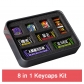 Dropship EVA Metal Keycaps ESC / Enter / Shift Zinc Alu Alloy Keycaps for Mechanical Keyboard XDA / MDA-like Profile